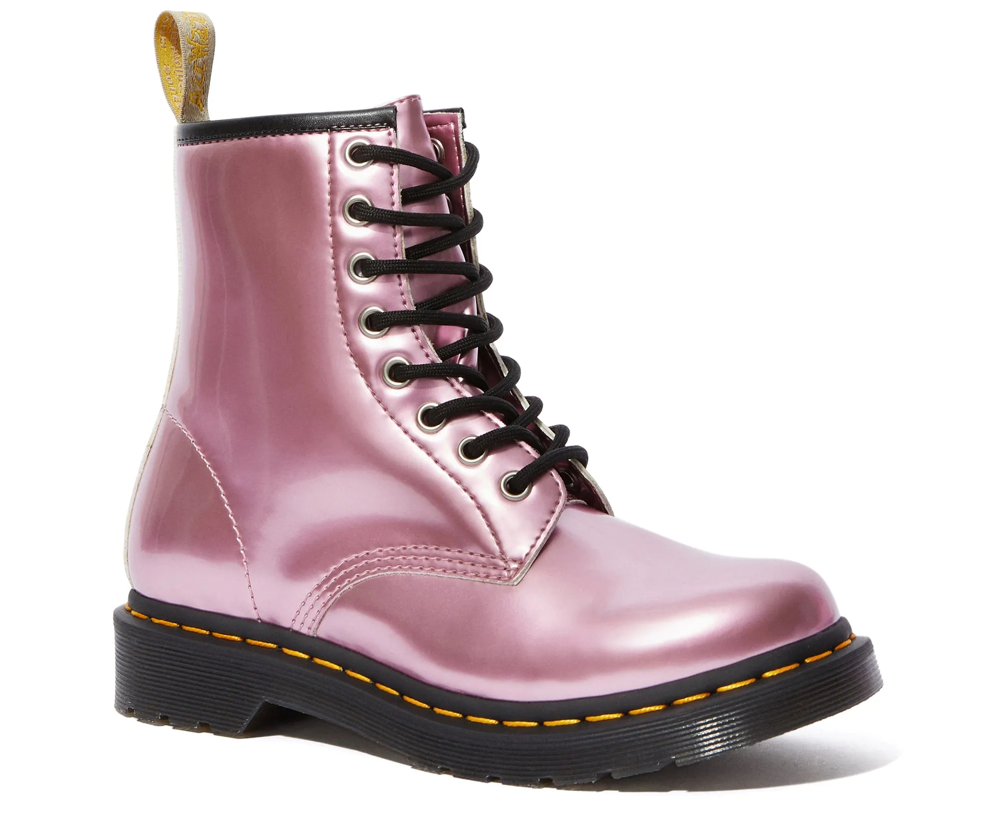 1460 Pink Vegan Goldmix Boots