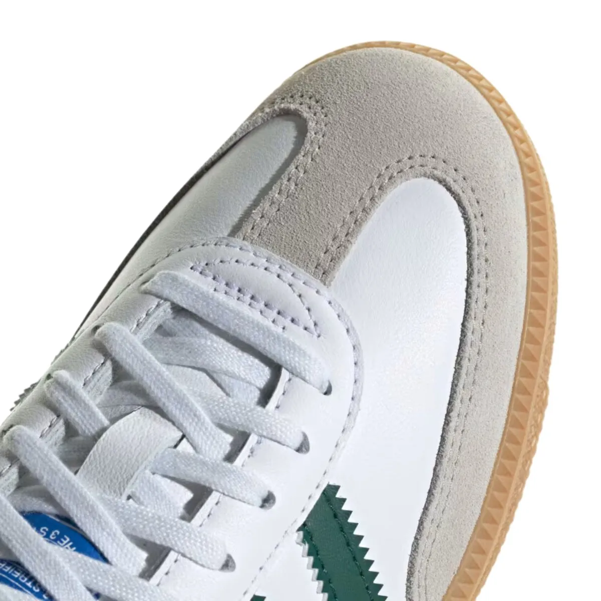 Adidas Boy's (Grade School) Samba OG Cloud White/Collegiate Green/Gum