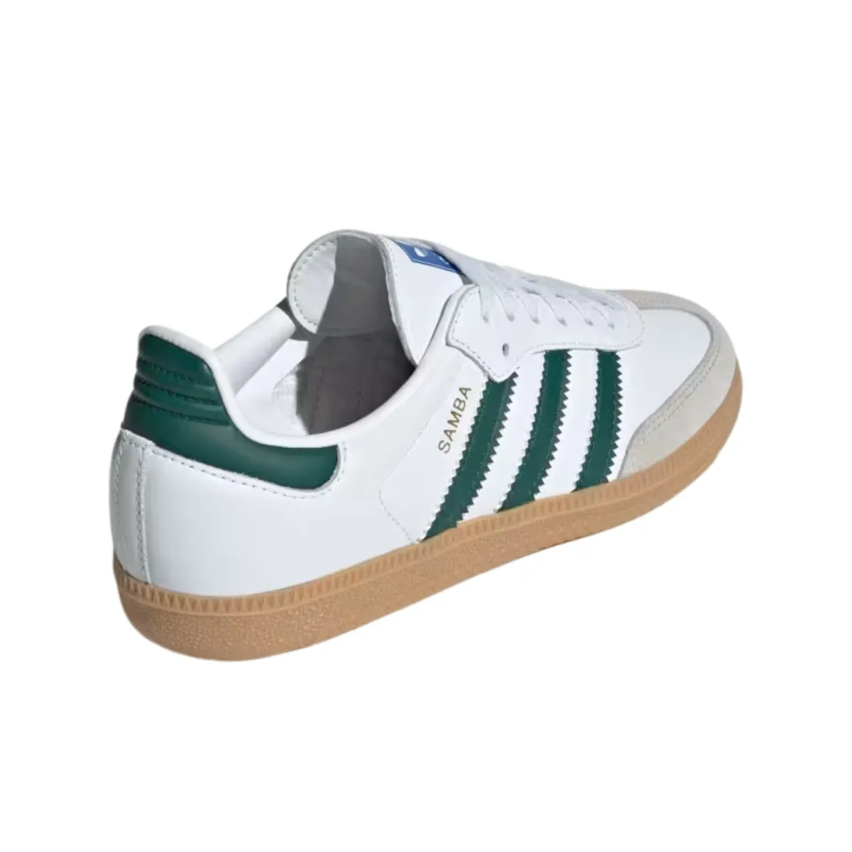 Adidas Boy's (Grade School) Samba OG Cloud White/Collegiate Green/Gum