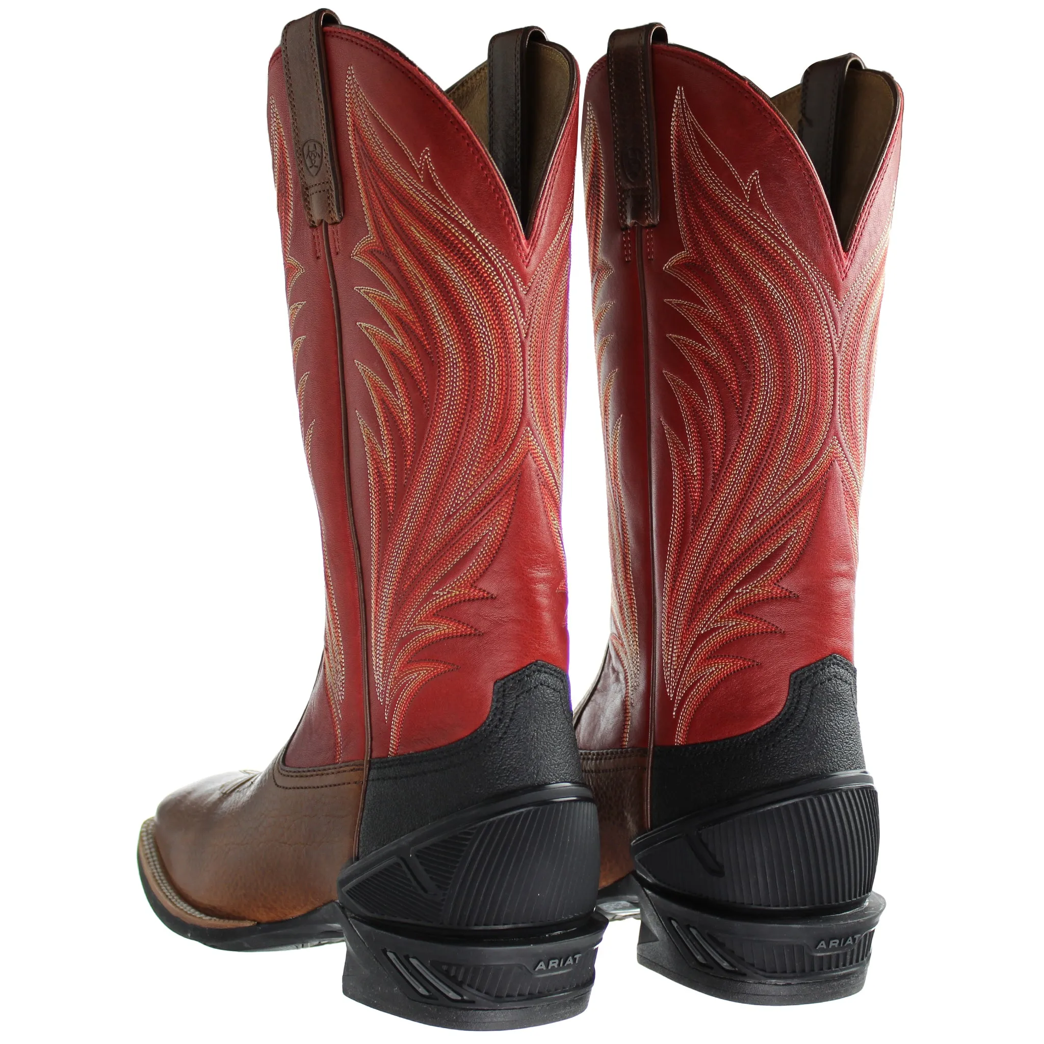 Ariat Catalyst Prime Western Mens Brown/Red Boots