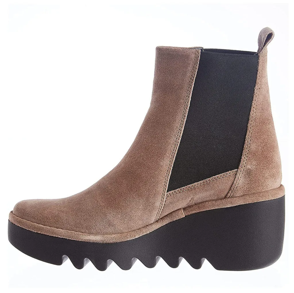 Bagu233Fly Suede Wedge Heel Women's Chelsea Boots