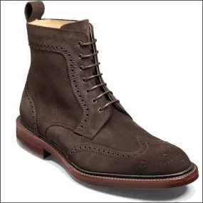 Barker Calder Chocolate Burnish Suede Chukka Boot*