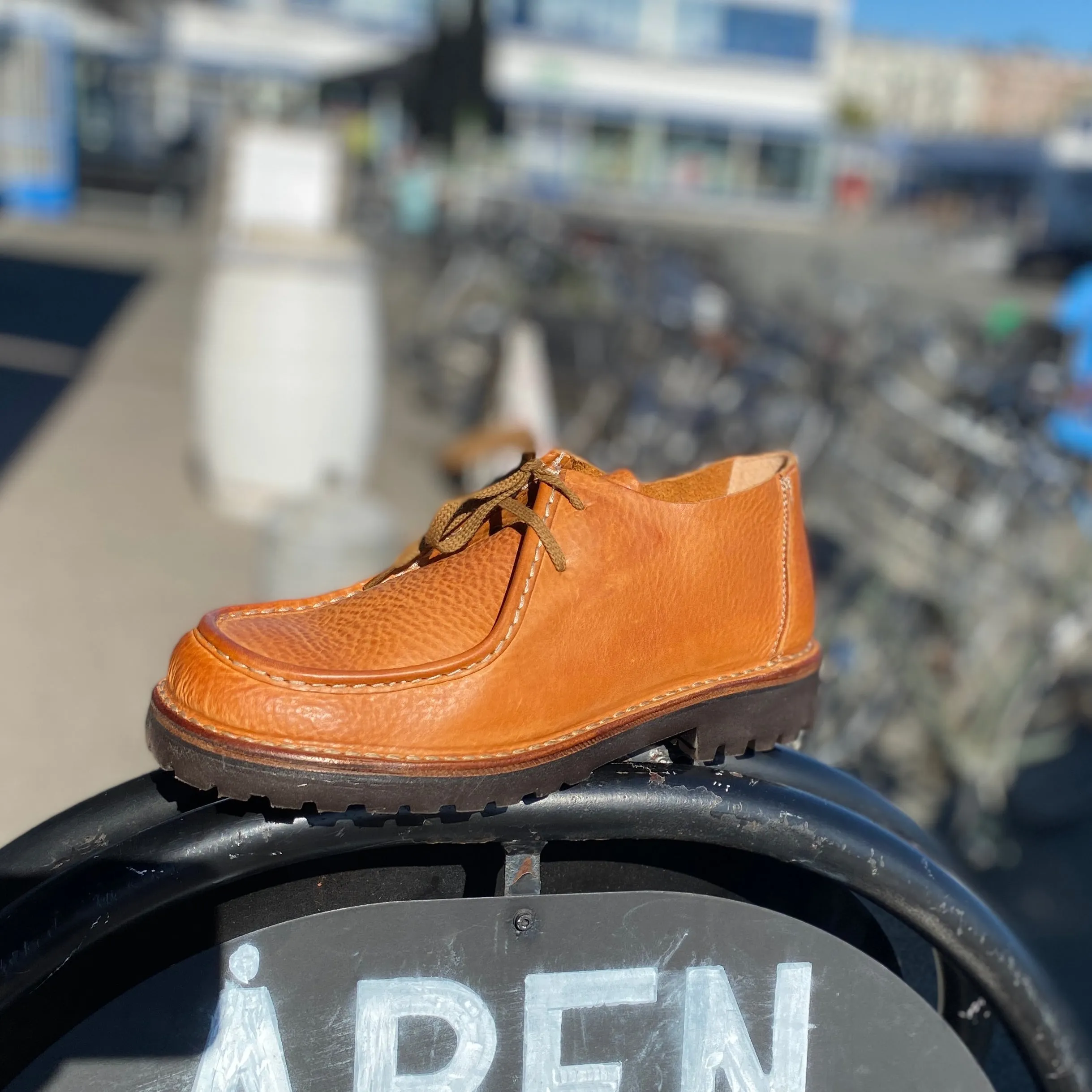 Beenflex MOC shoes, Deserto Brown Leather