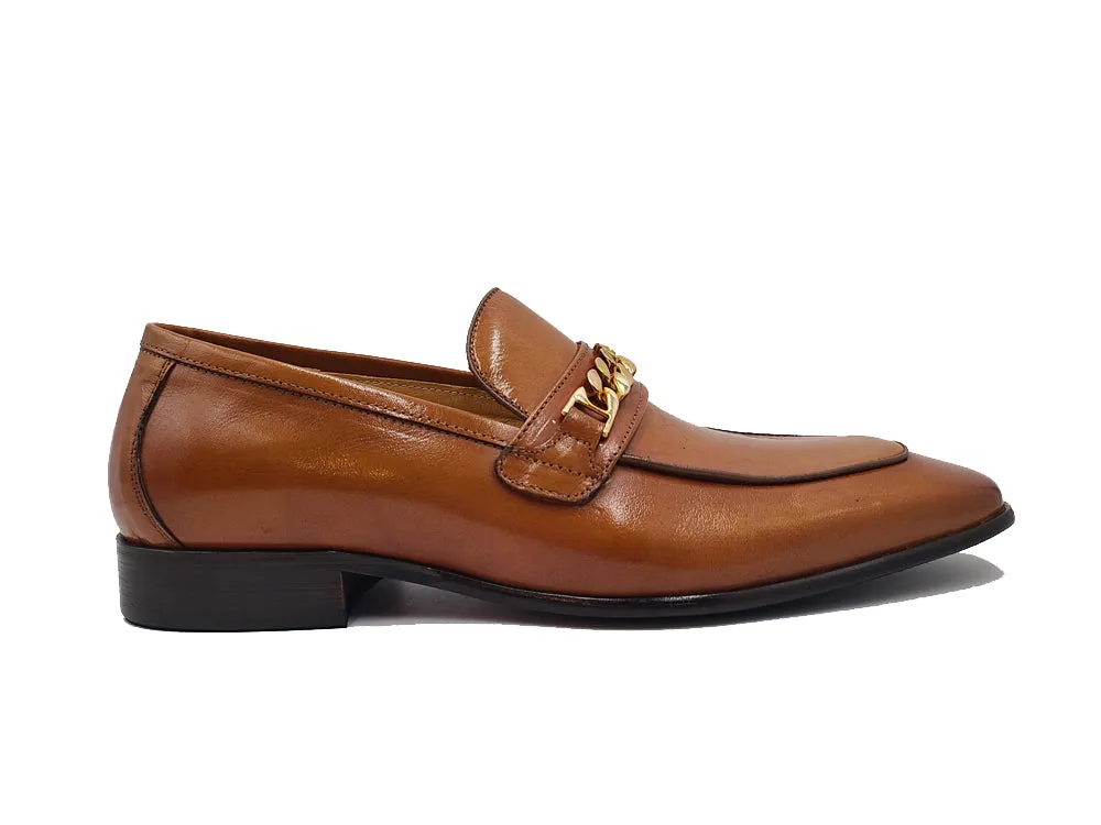 Beveled Squared Toe Loafer