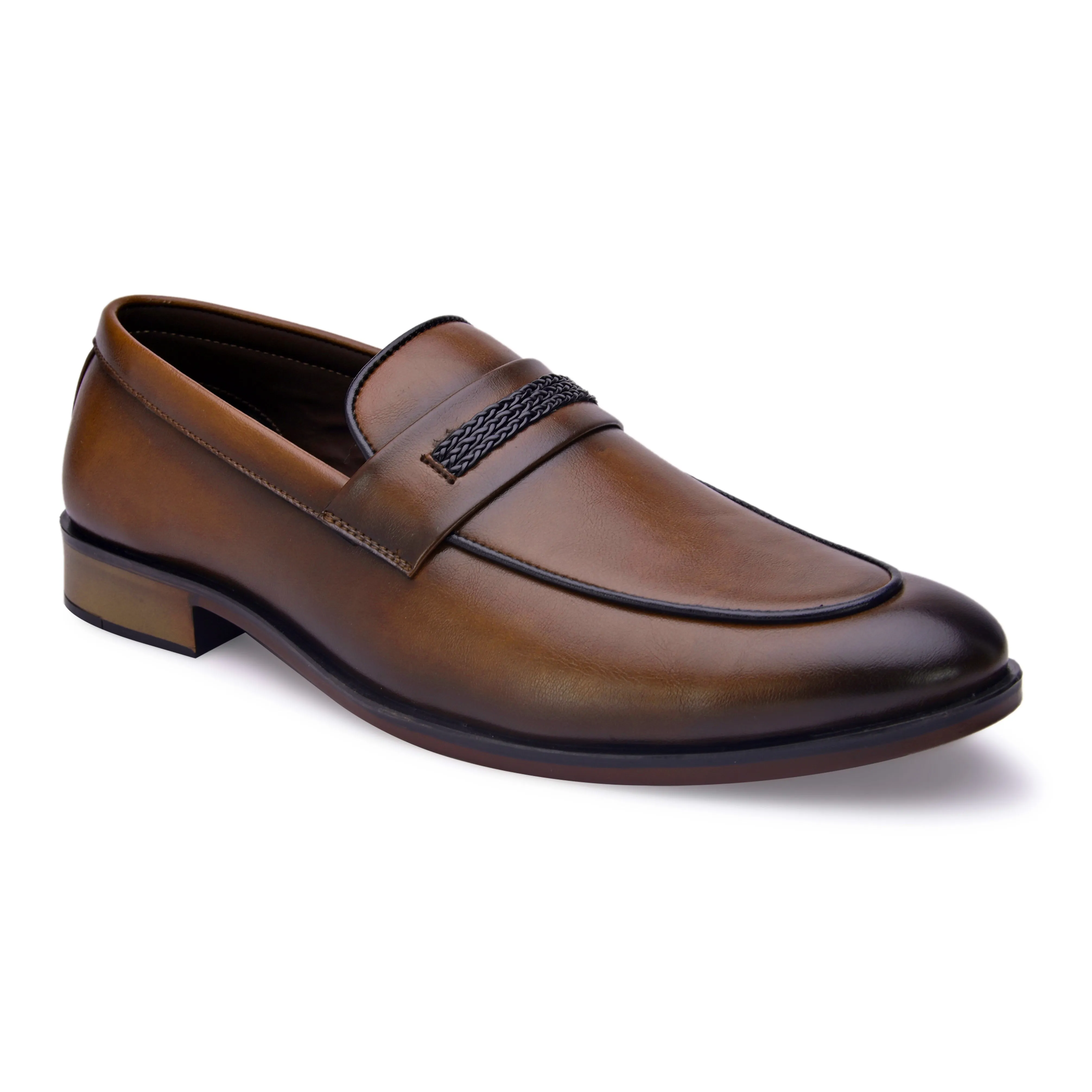 Bond Tan Saddle Loafers