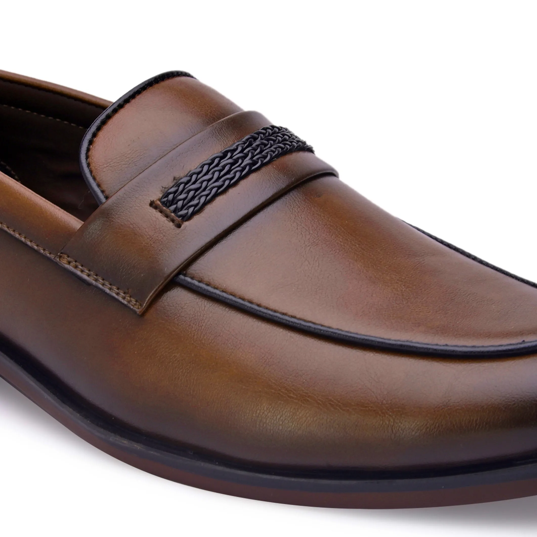 Bond Tan Saddle Loafers