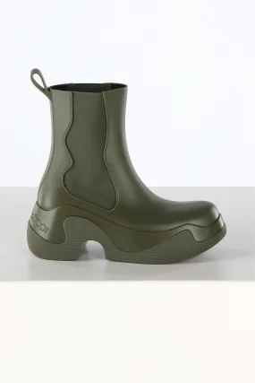 Boots PVC Recyclable in Olivine