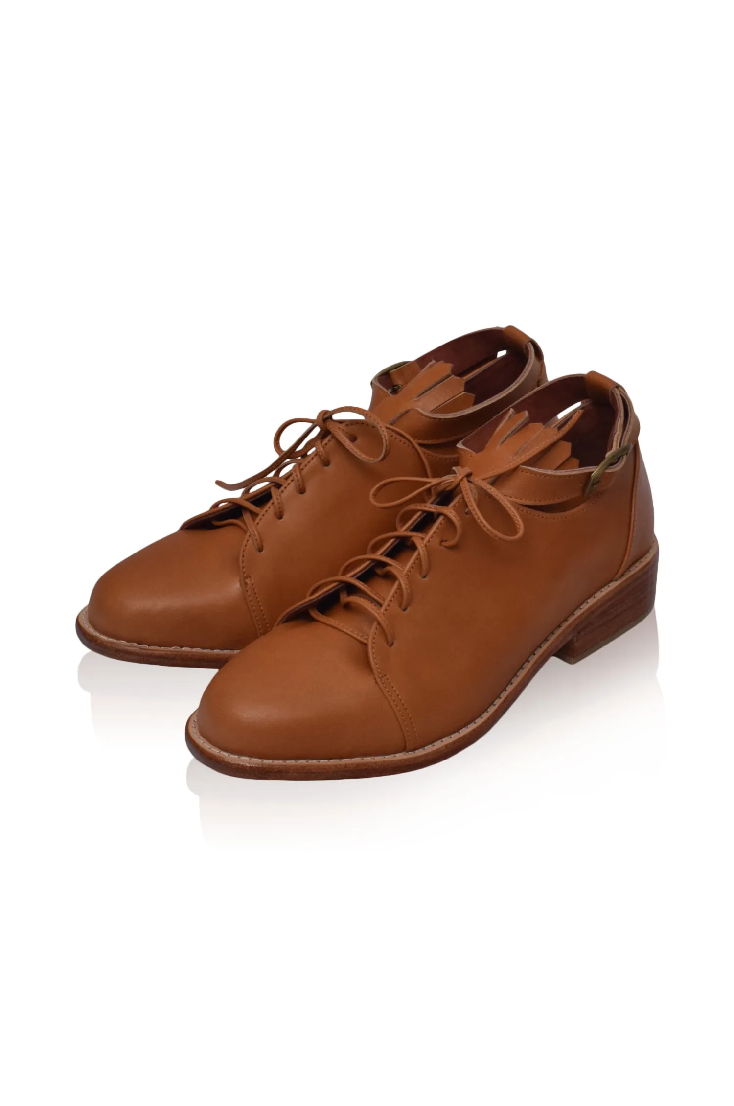 Boston Leather Oxfords (Sz. 11)