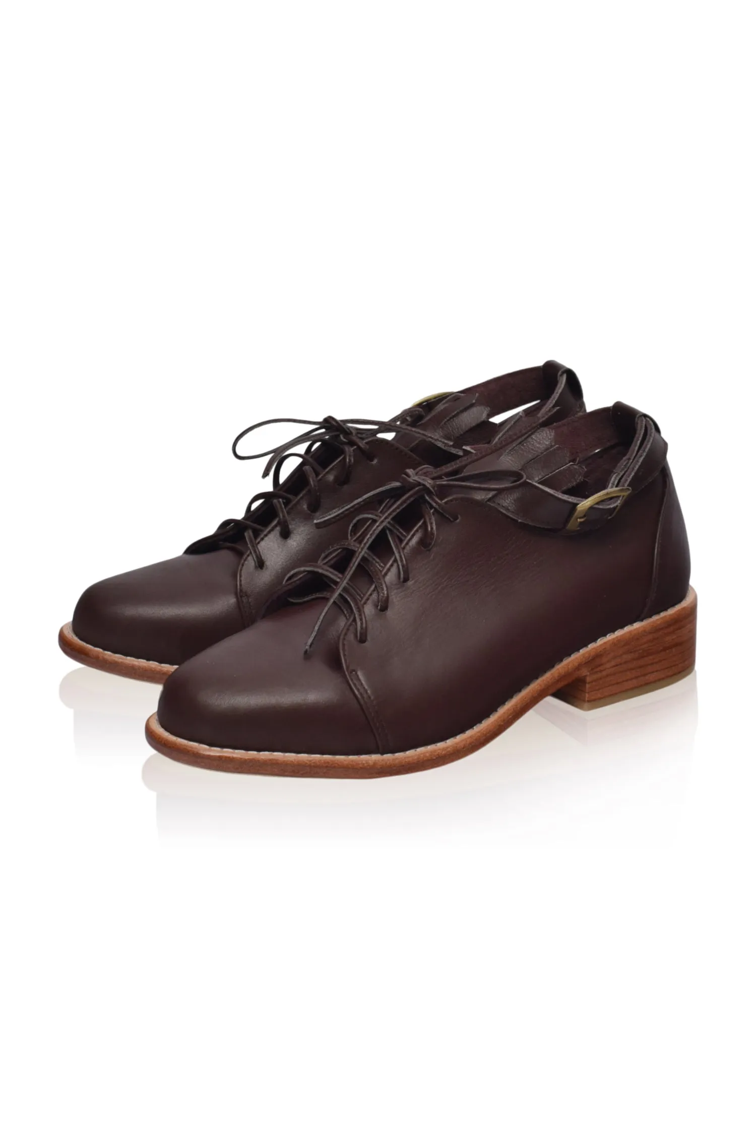 Boston Leather Oxfords (Sz. 11)