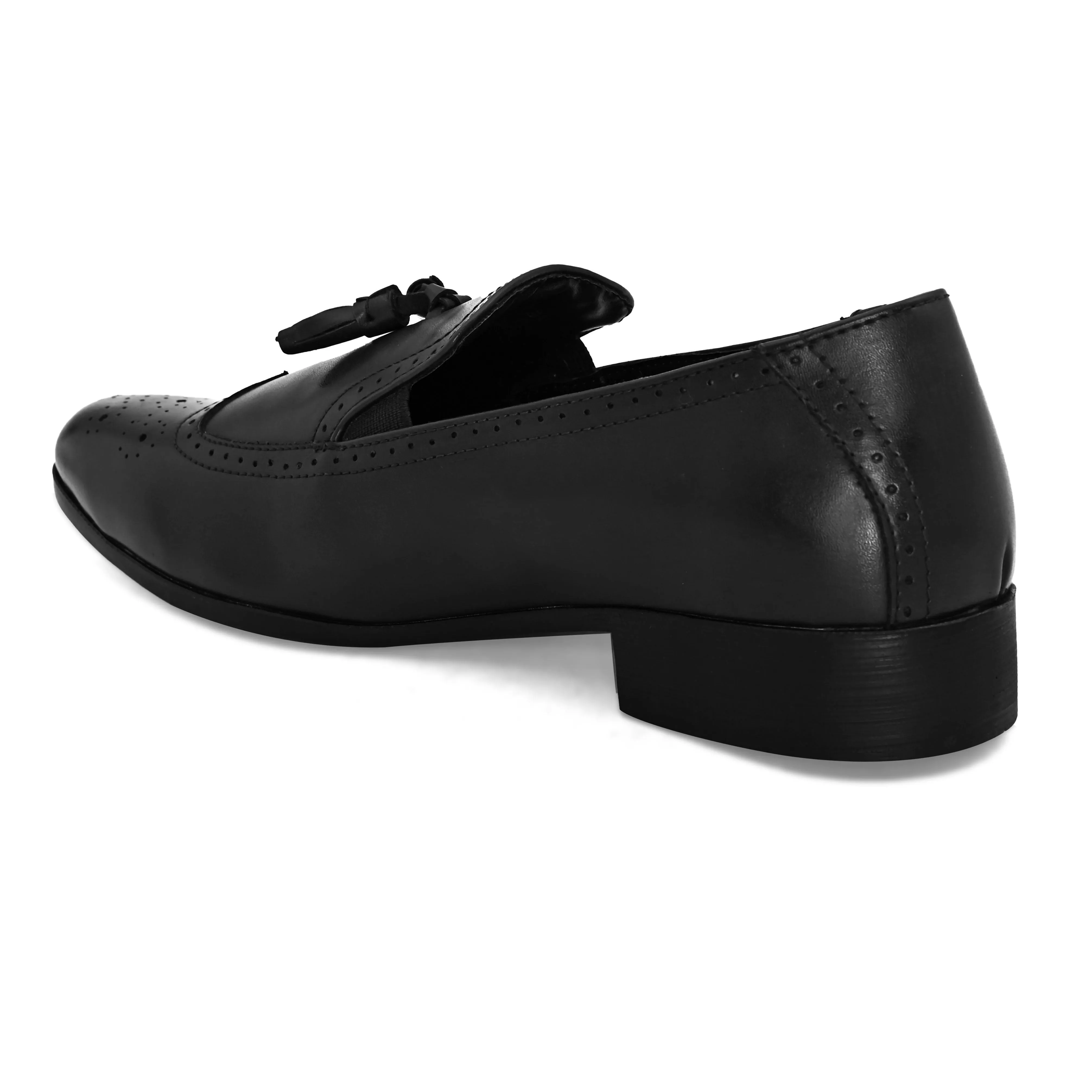 Brune Black Slip-Ons