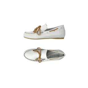 Car Shoe Fiocco Cervo White