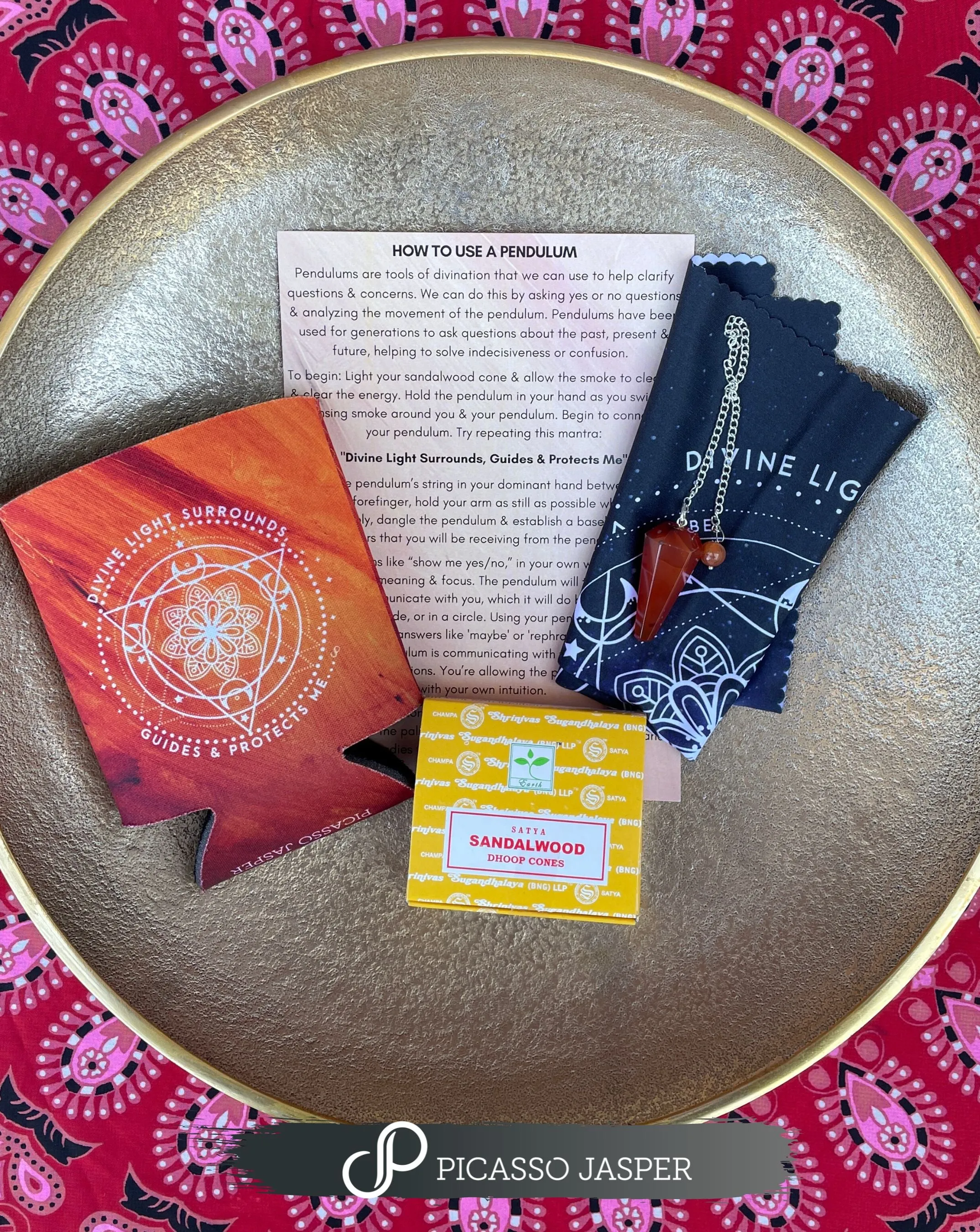 Carnelian Pendulum   Board & More, Bundle