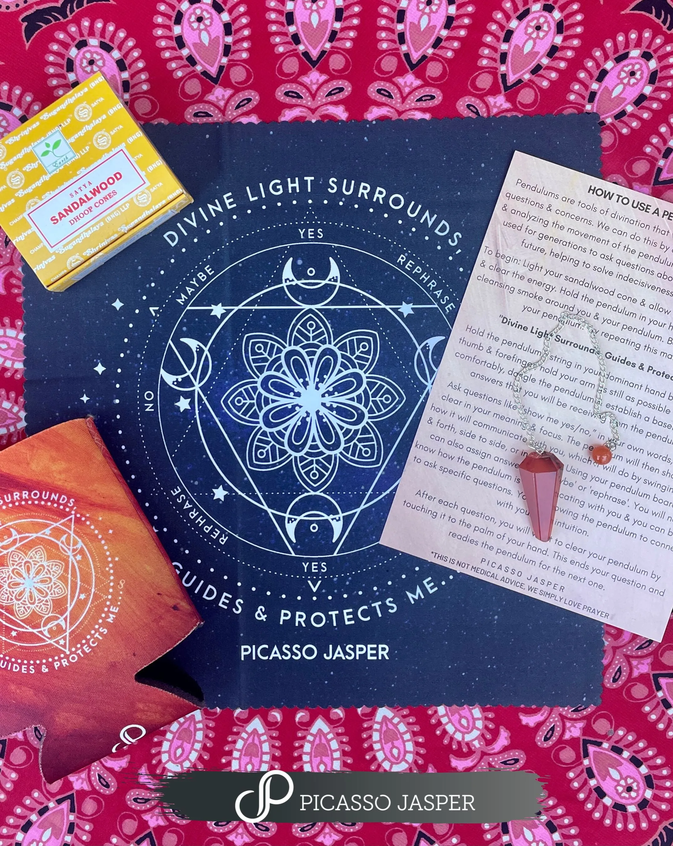 Carnelian Pendulum   Board & More, Bundle