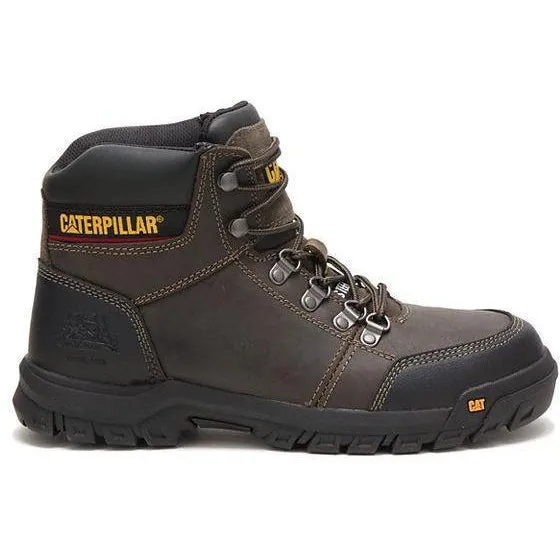 CAT Men's Outline Steel Toe Work Book - Dark Grey - P90802