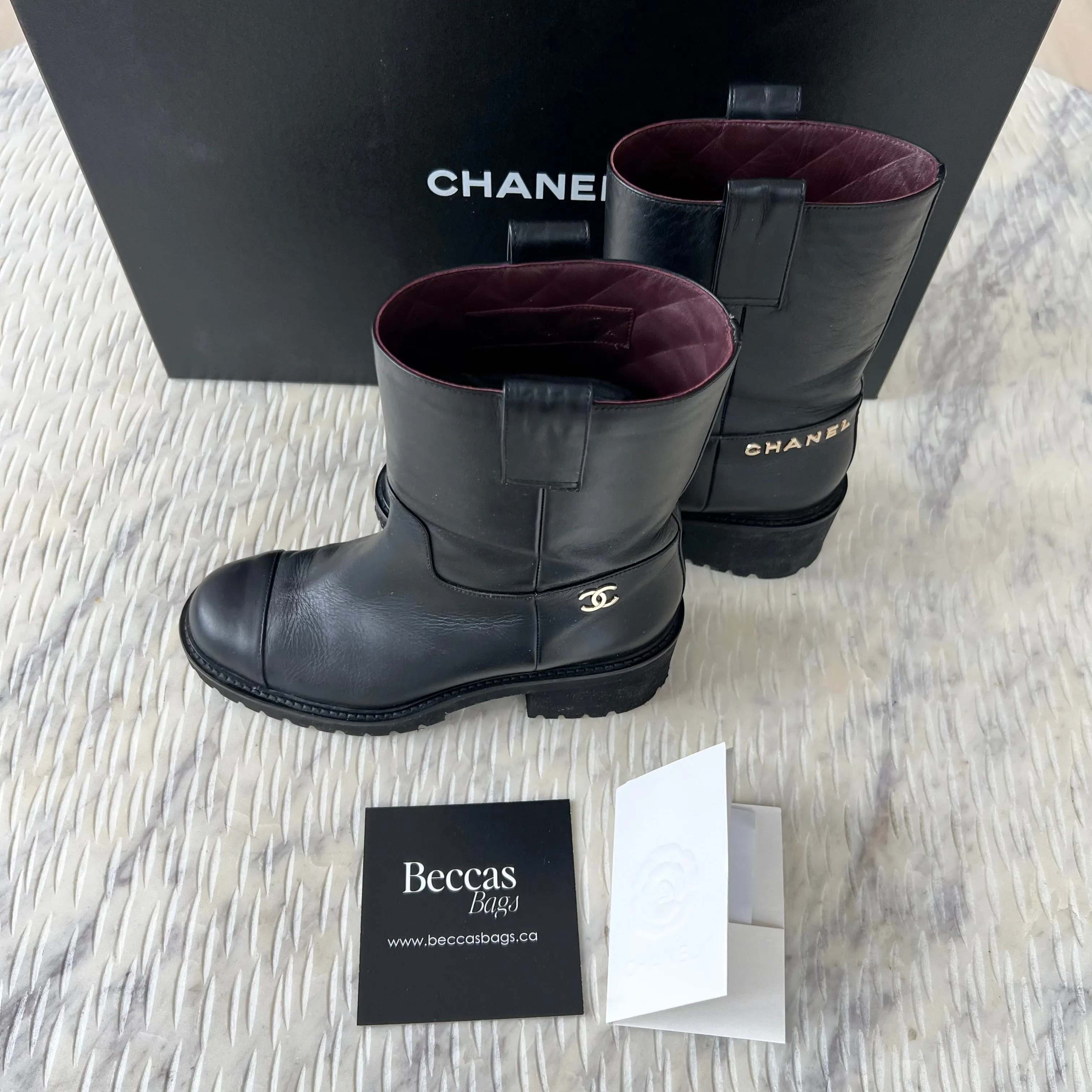 Chanel CC Boots