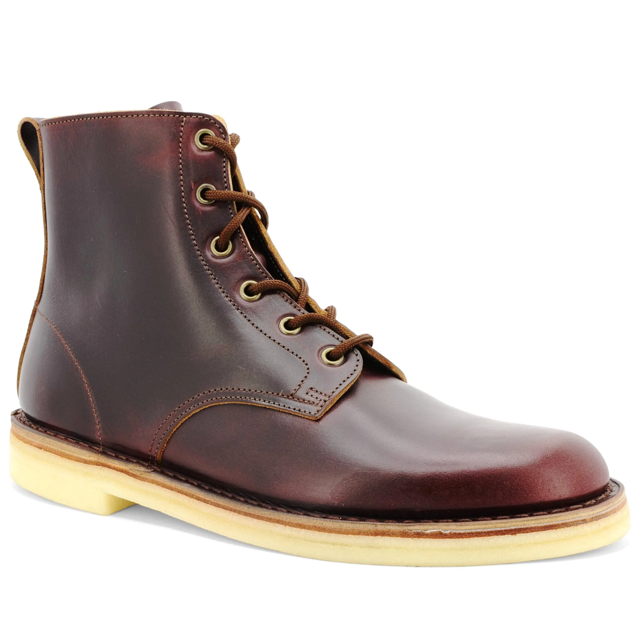 Desert Hi-Top Horween Burgundy