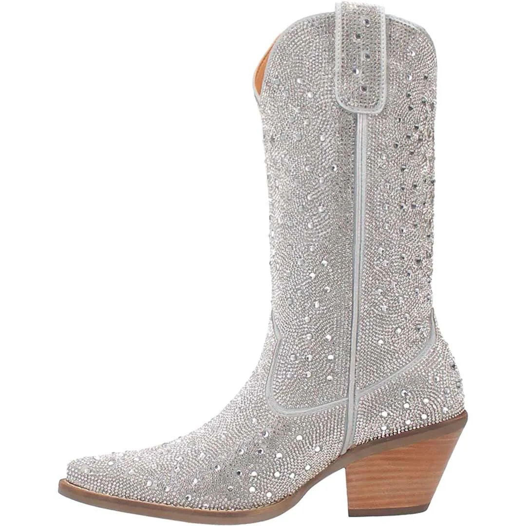 Dingo Women's Silver Dollar Leather Cowgirl Boots