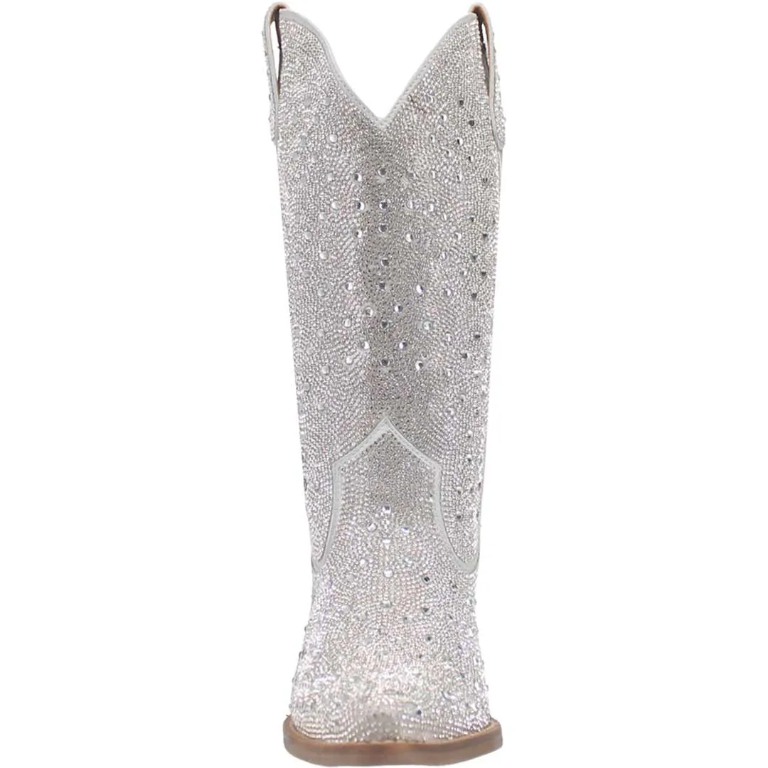 Dingo Women's Silver Dollar Leather Cowgirl Boots