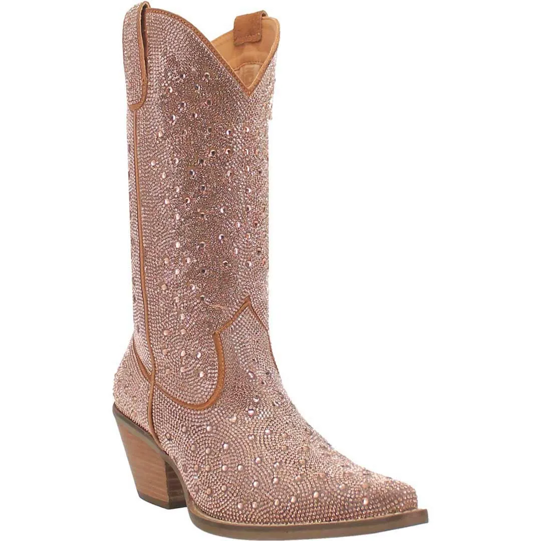 Dingo Women's Silver Dollar Leather Cowgirl Boots