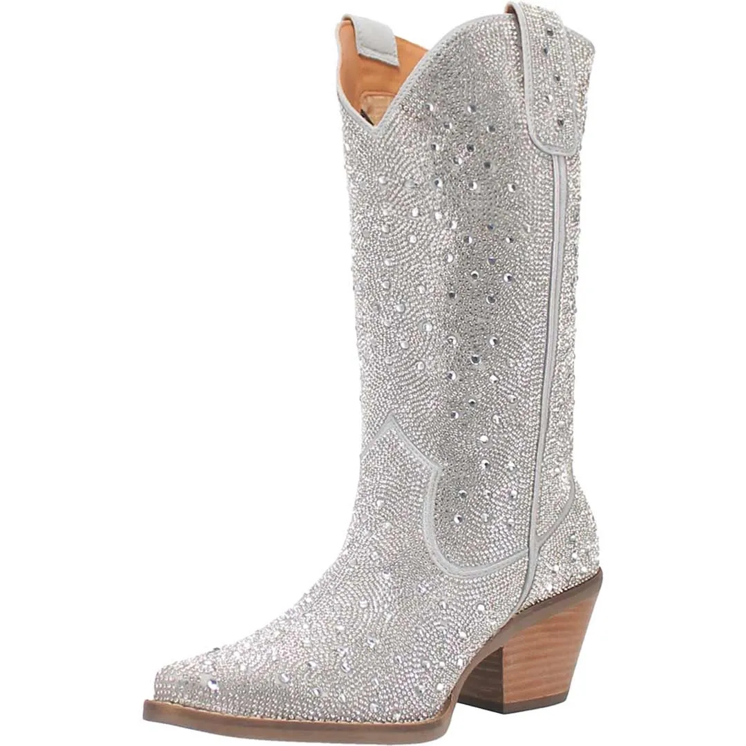 Dingo Women's Silver Dollar Leather Cowgirl Boots