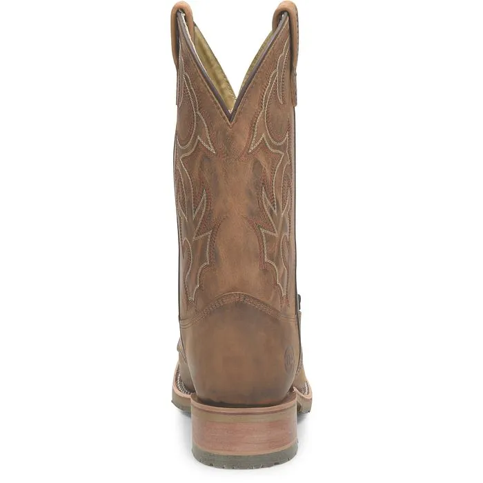 Double H Men's JASE WIDE SQUARE FOLKLORE- OAK ICE : DH3560