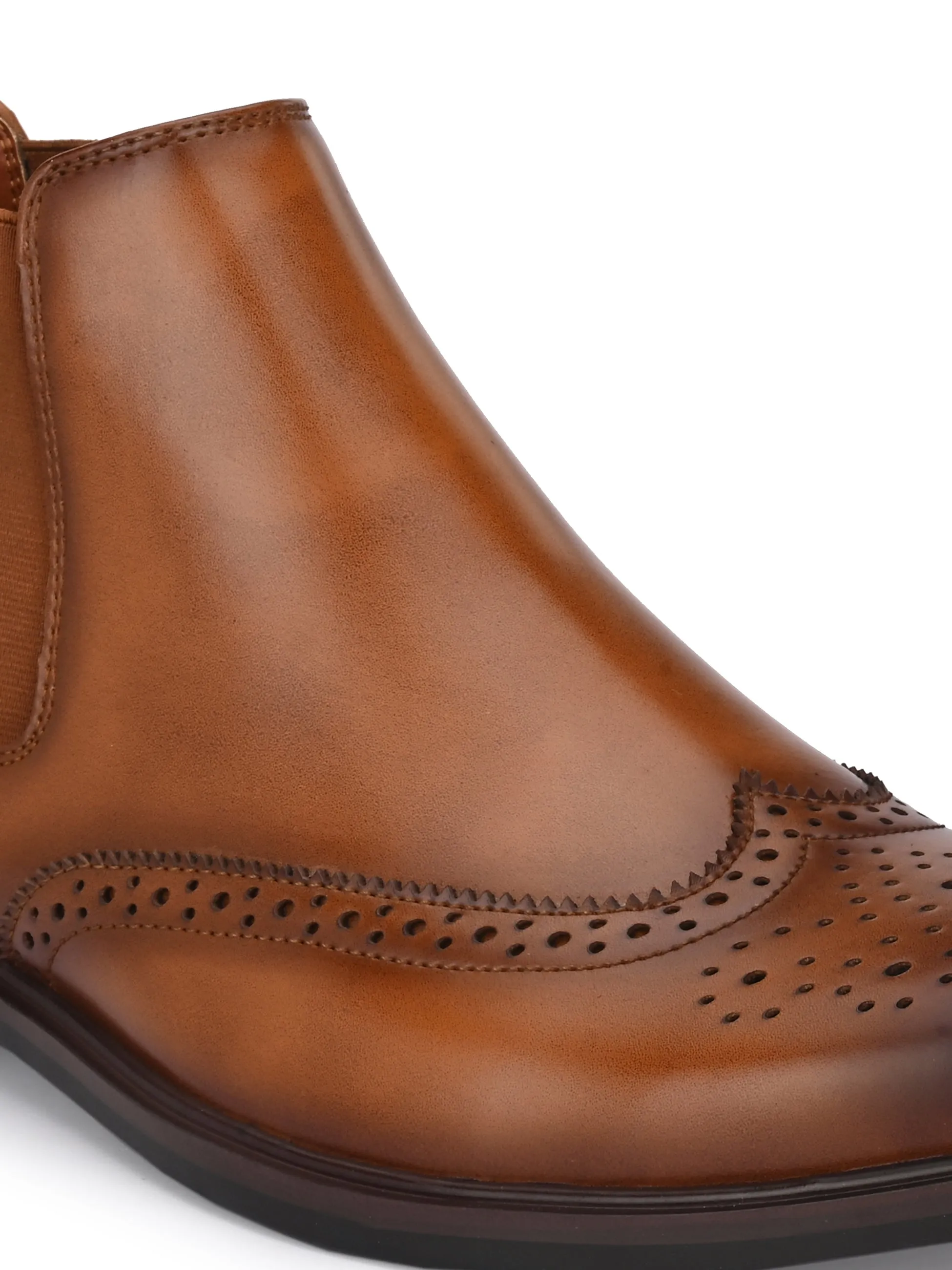 Hague Tan Chelsea Boots