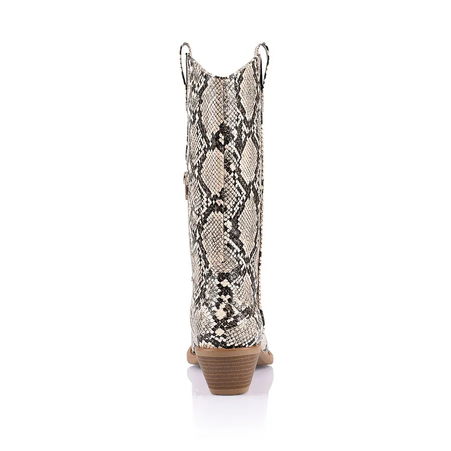 Holder Tall Cowboy Boots - Snake