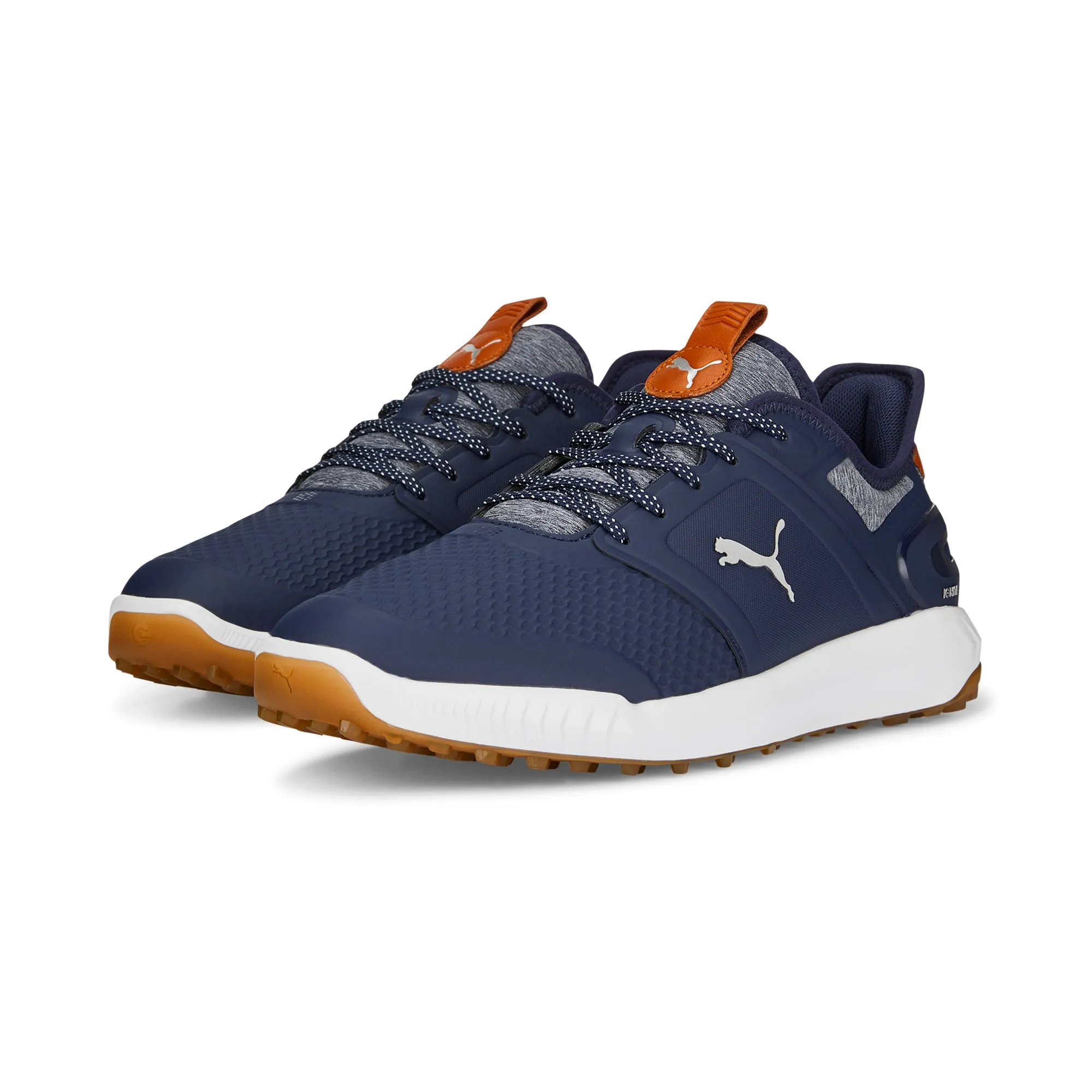 IGNITE ELEVATE Spikeless Golf Shoes | Puma Navy / Puma Silver