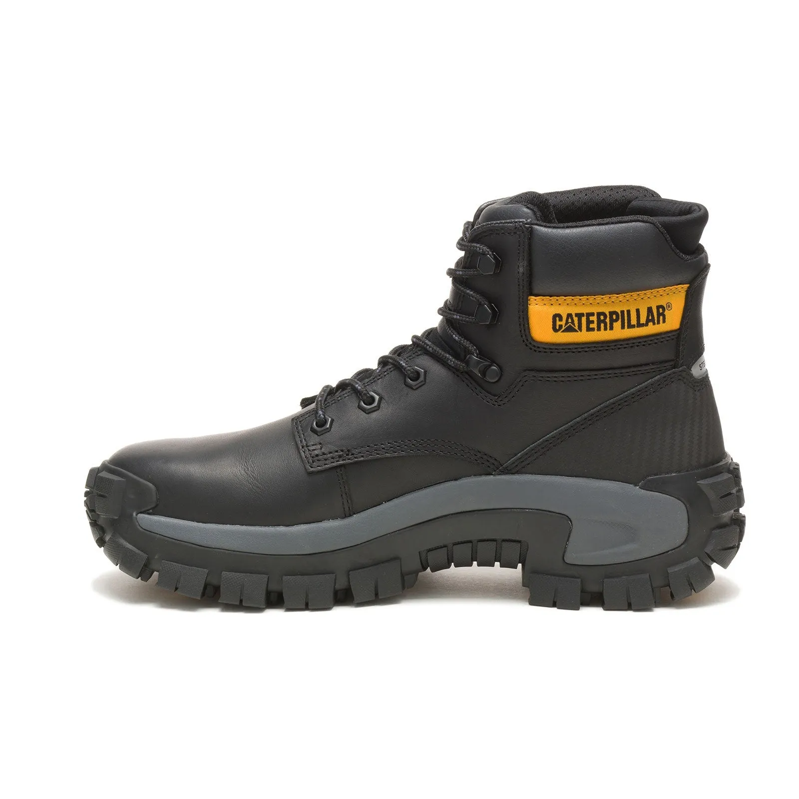 Invader Hi Men's Steel-Toe Work Boots Black