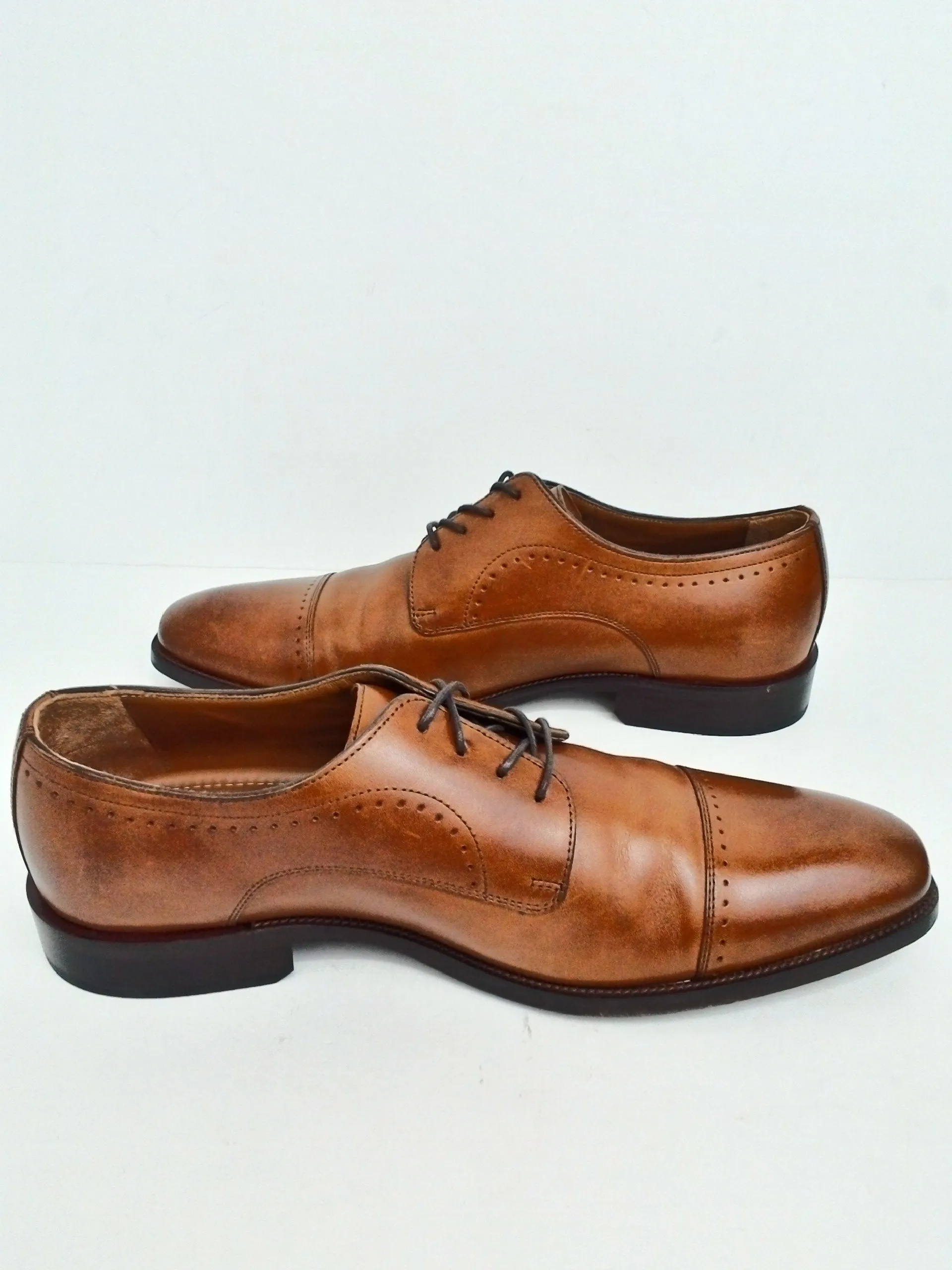 Johnston & Murphy Men's Brown Leather Oxford Size 11.5 M