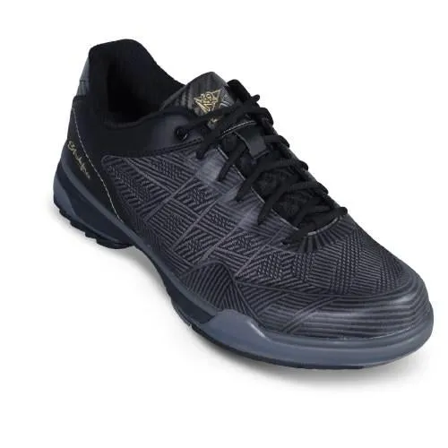 KR Strikeforce Mens Rage Gunmetal/Black Right Hand Bowling Shoes