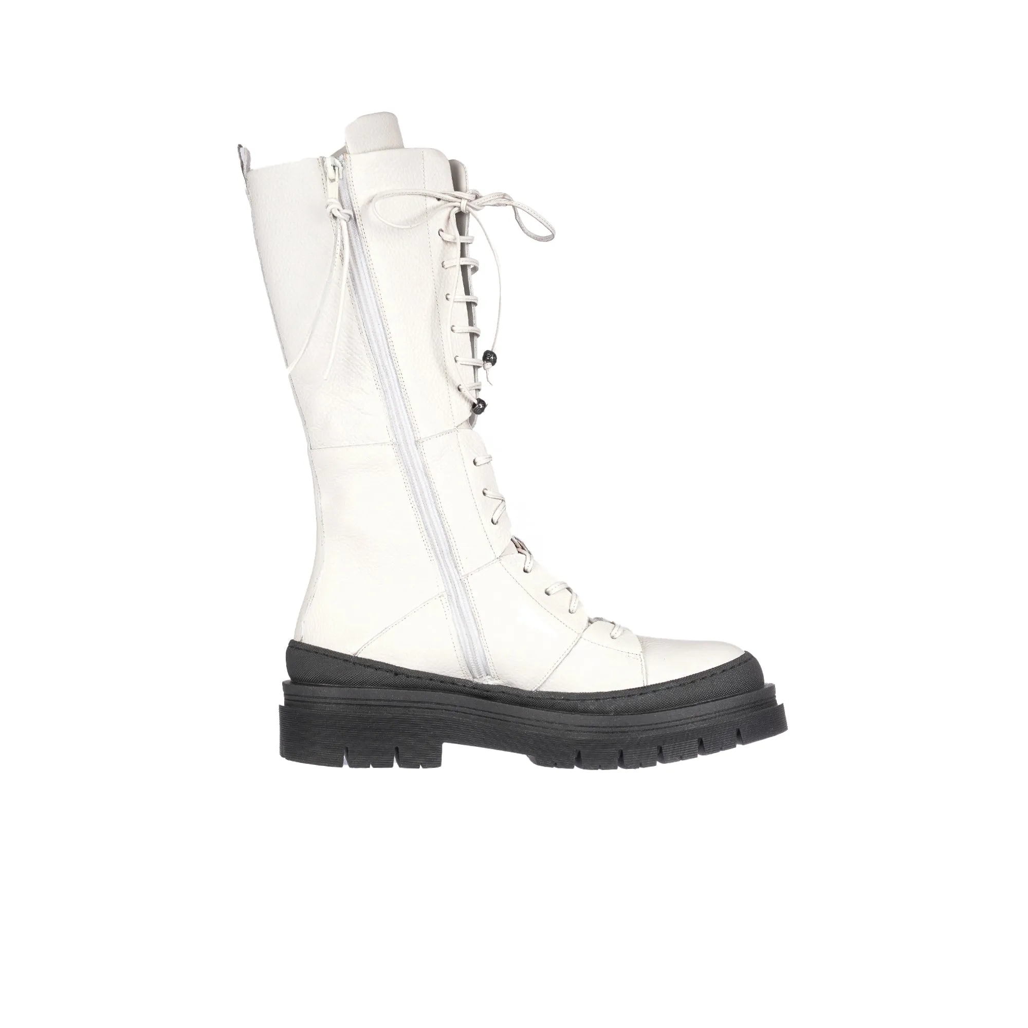 Lace-up Boot Muflone White