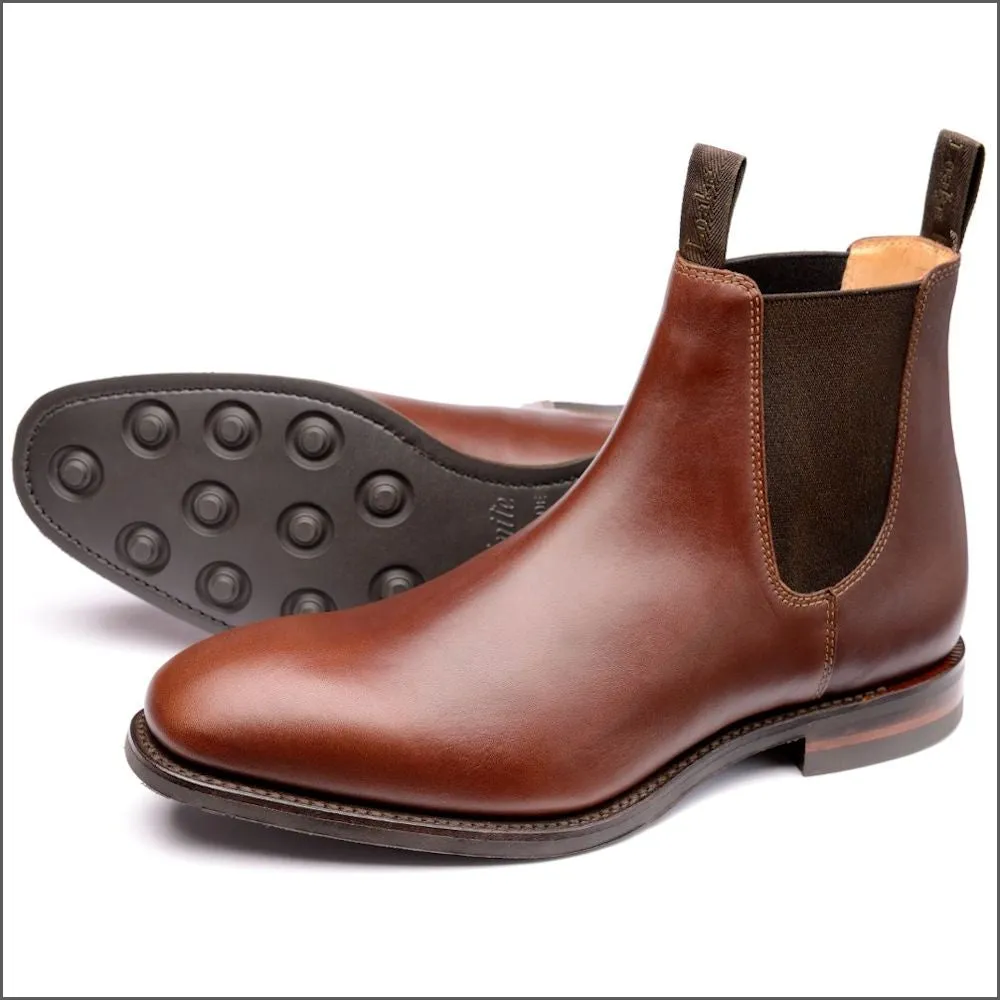 Loake Chatsworth Brown Waxy Rubber Sole*