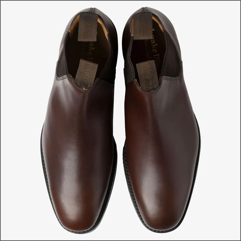 Loake Chatsworth Dark Brown Waxy*