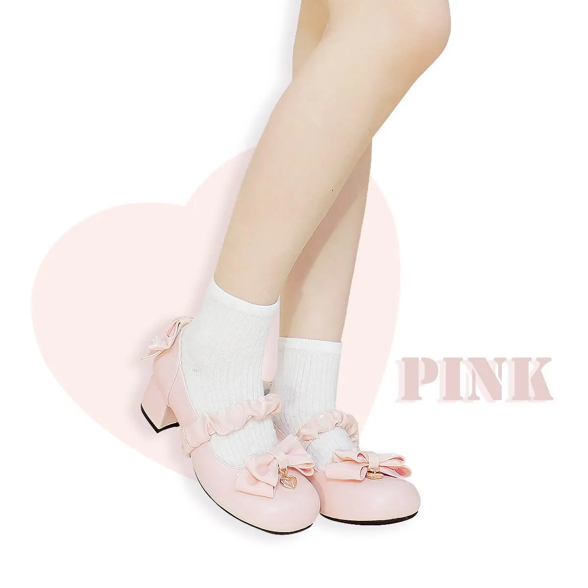 Lolita sweet bow princess shoes BY1098