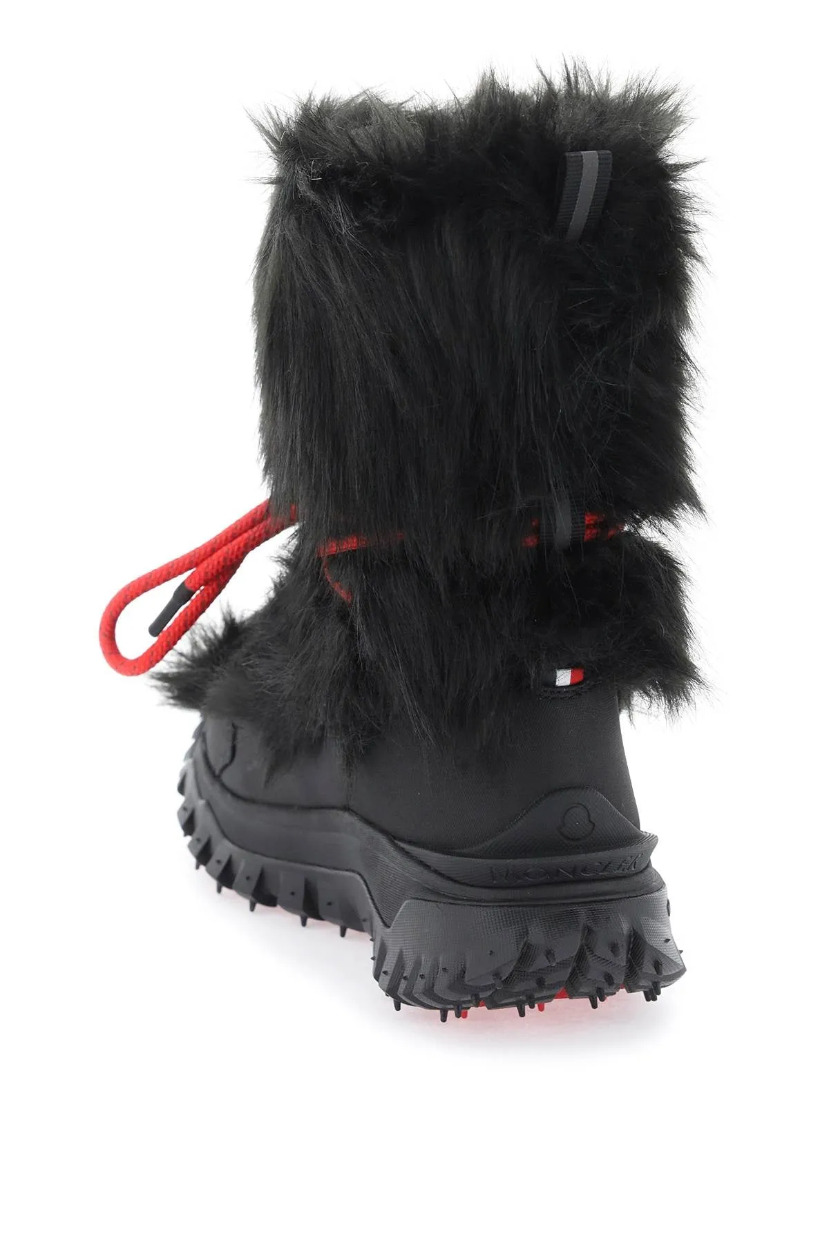 Moncler grenoble faux fur trailgrip snow boots