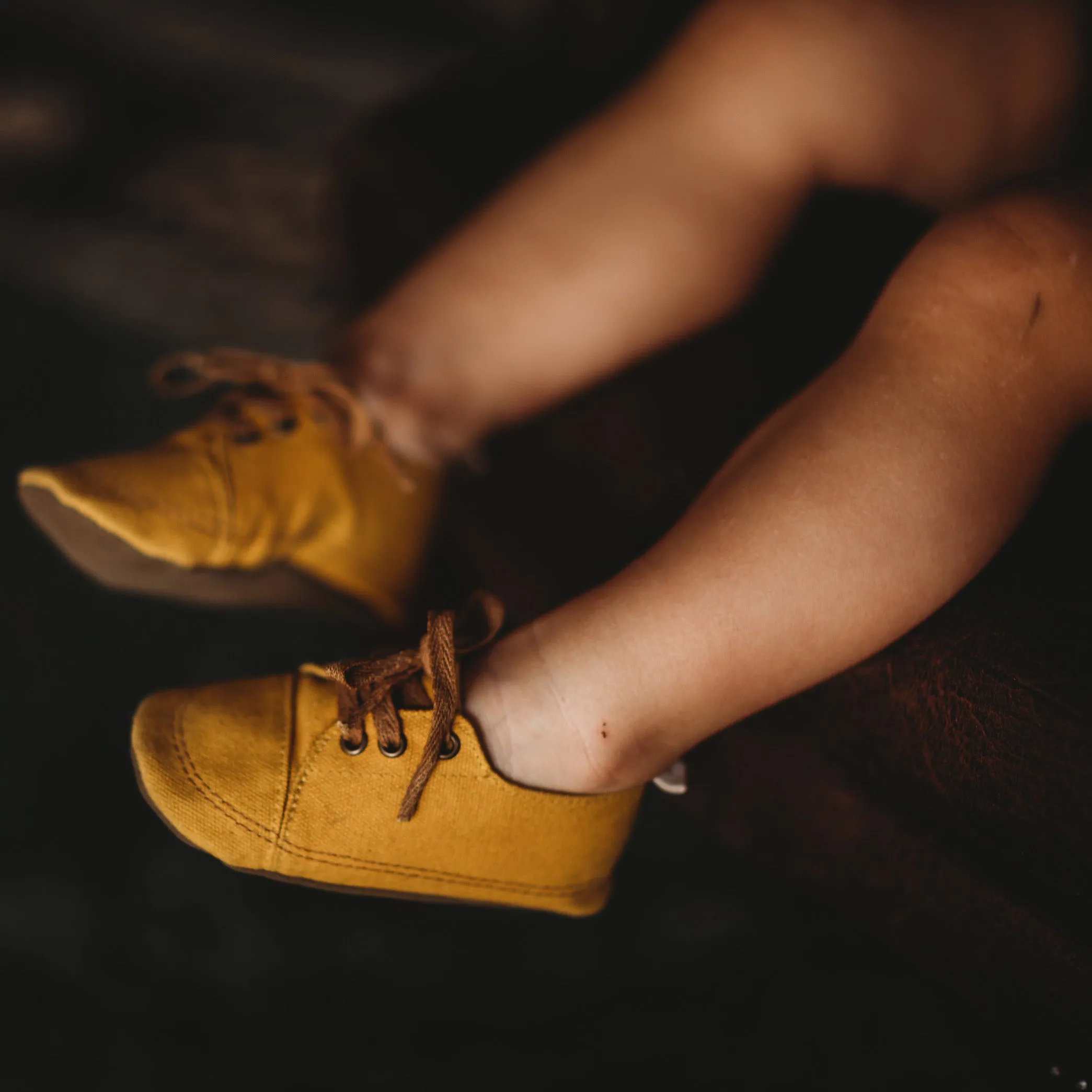 Mustard Soft Sole Sneakers