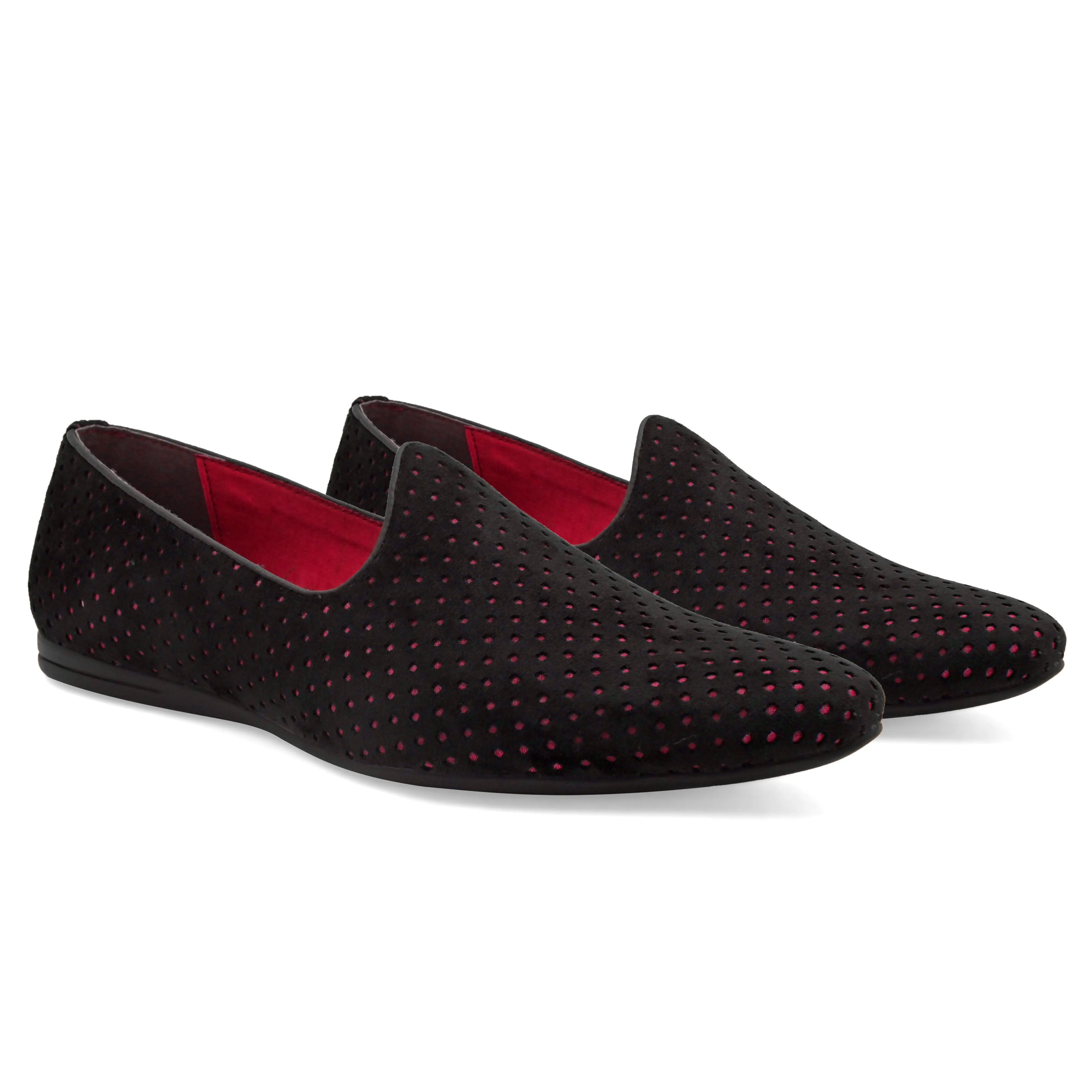 Ophelia Black-Red Loafers