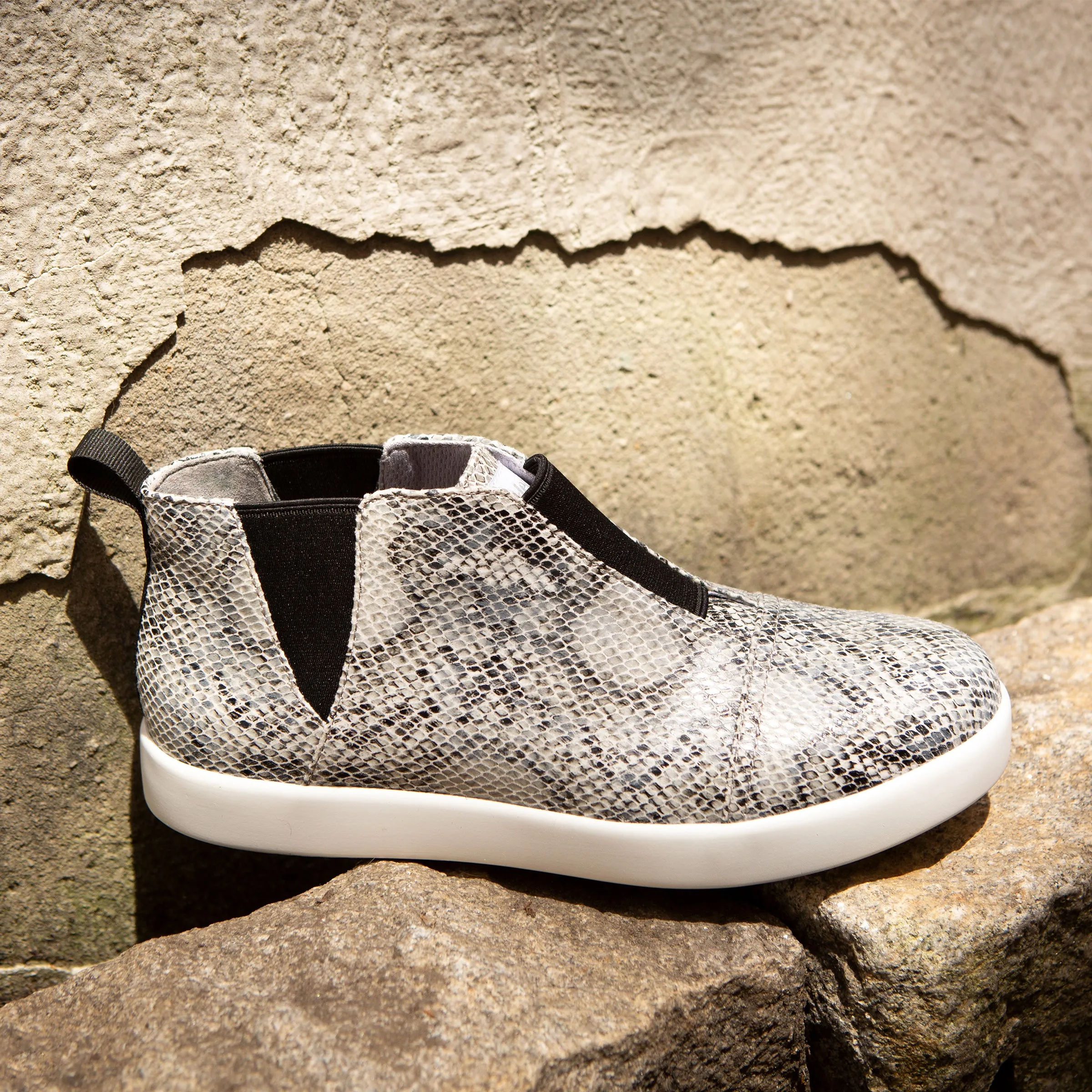 Parker Grey Snake Bootie