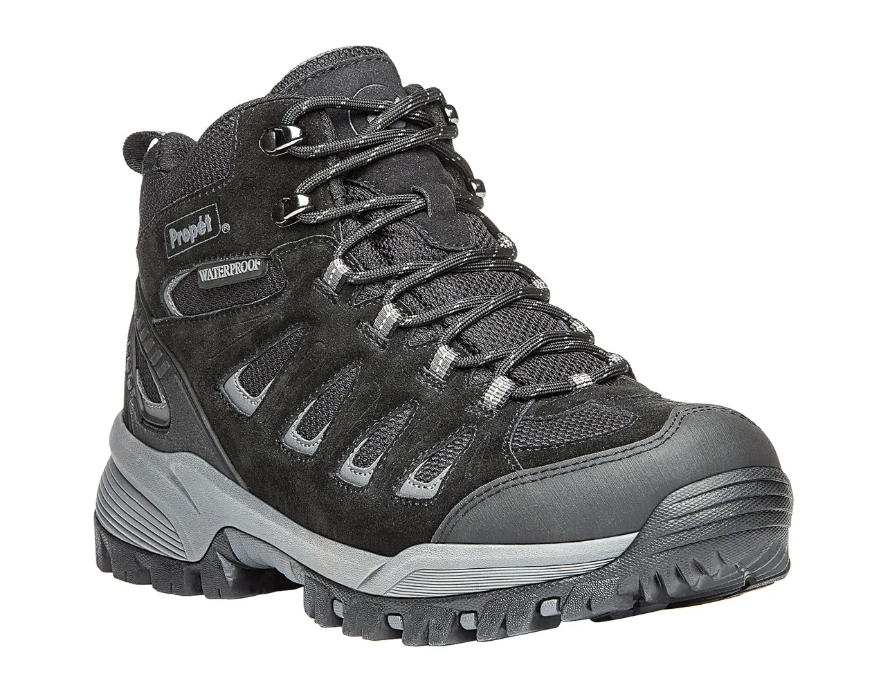 Propet's Men Diabetic Work Boots- M3599 - Black