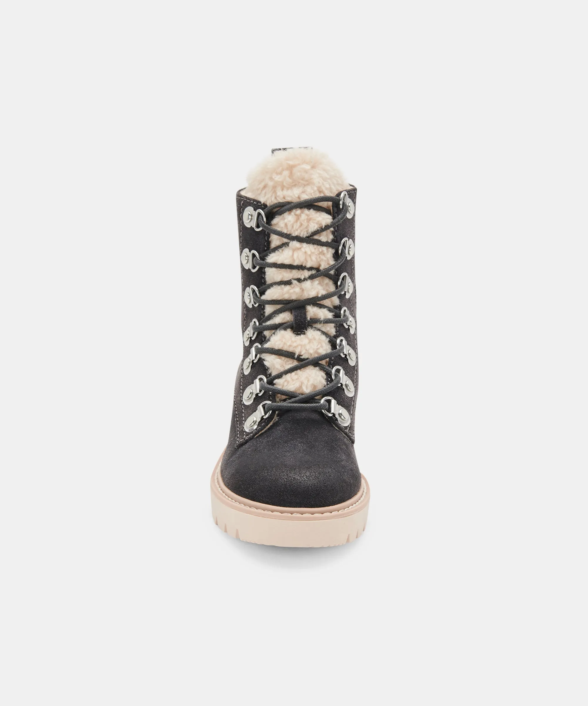 PUCK BOOTIES ANTHRACITE SUEDE re:vita