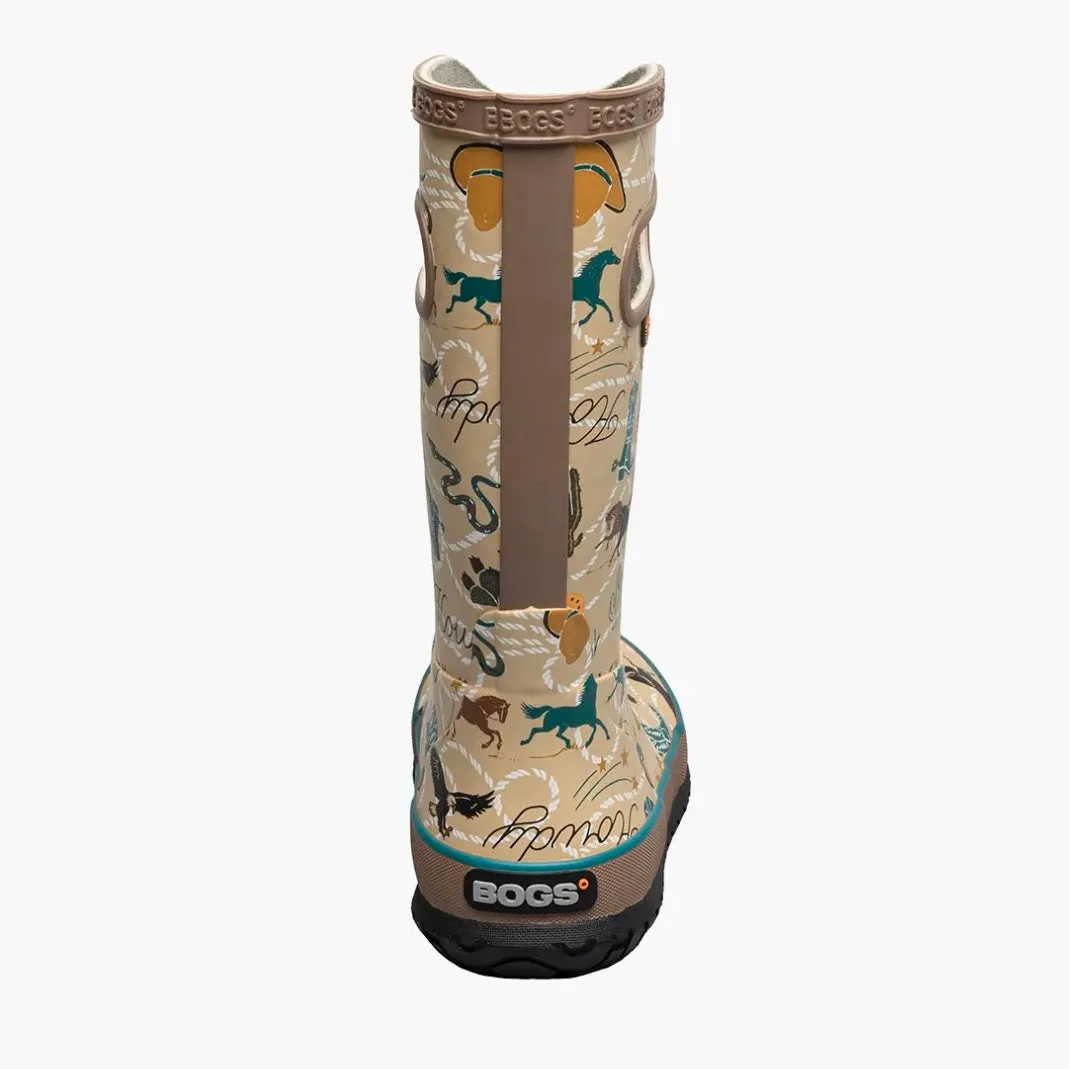 Rainboot New Western - Tan Multi