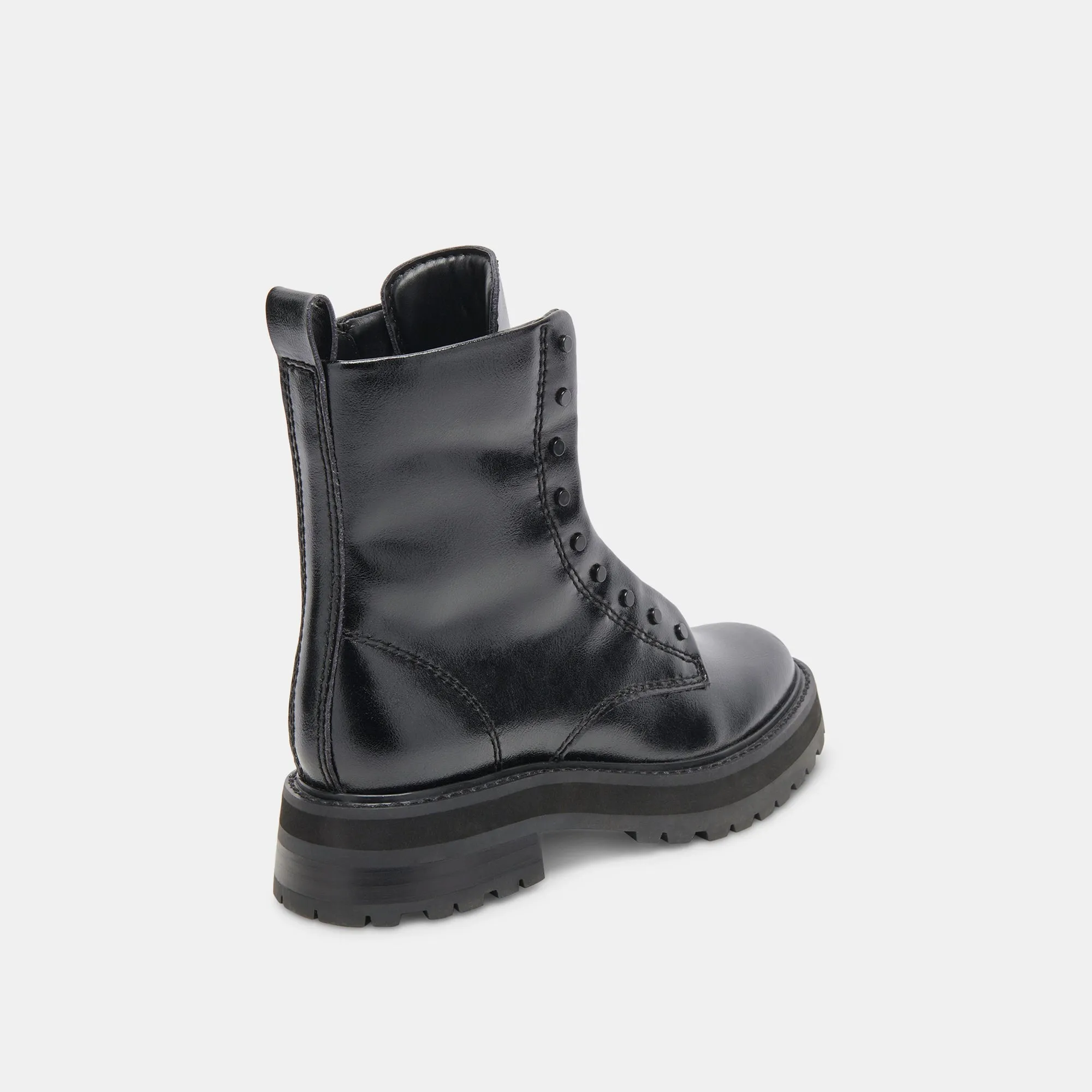 RANIER BOOTS MIDNIGHT CRINKLE PATENT