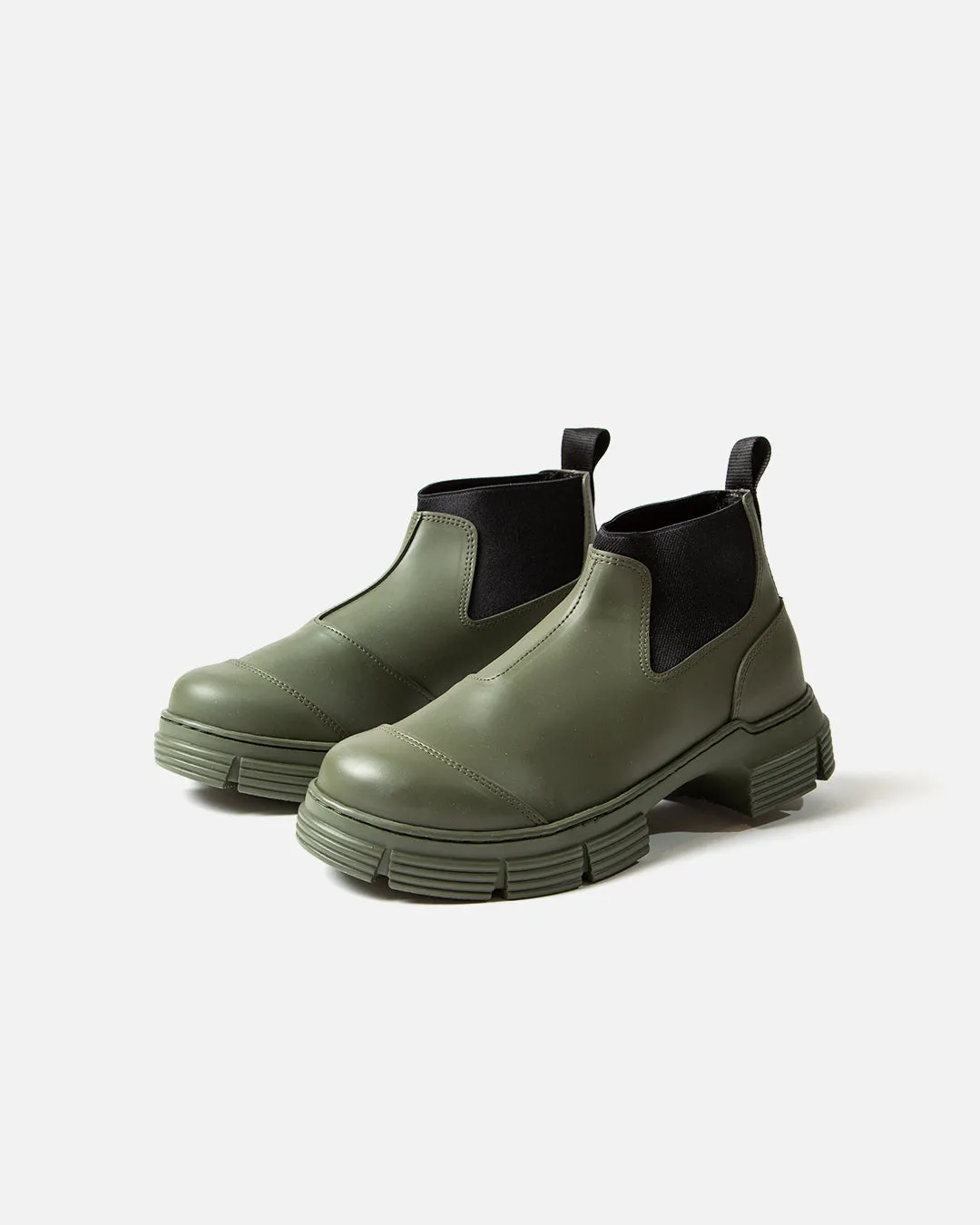 Recycled Rubber Crop City Boot - Kalamata