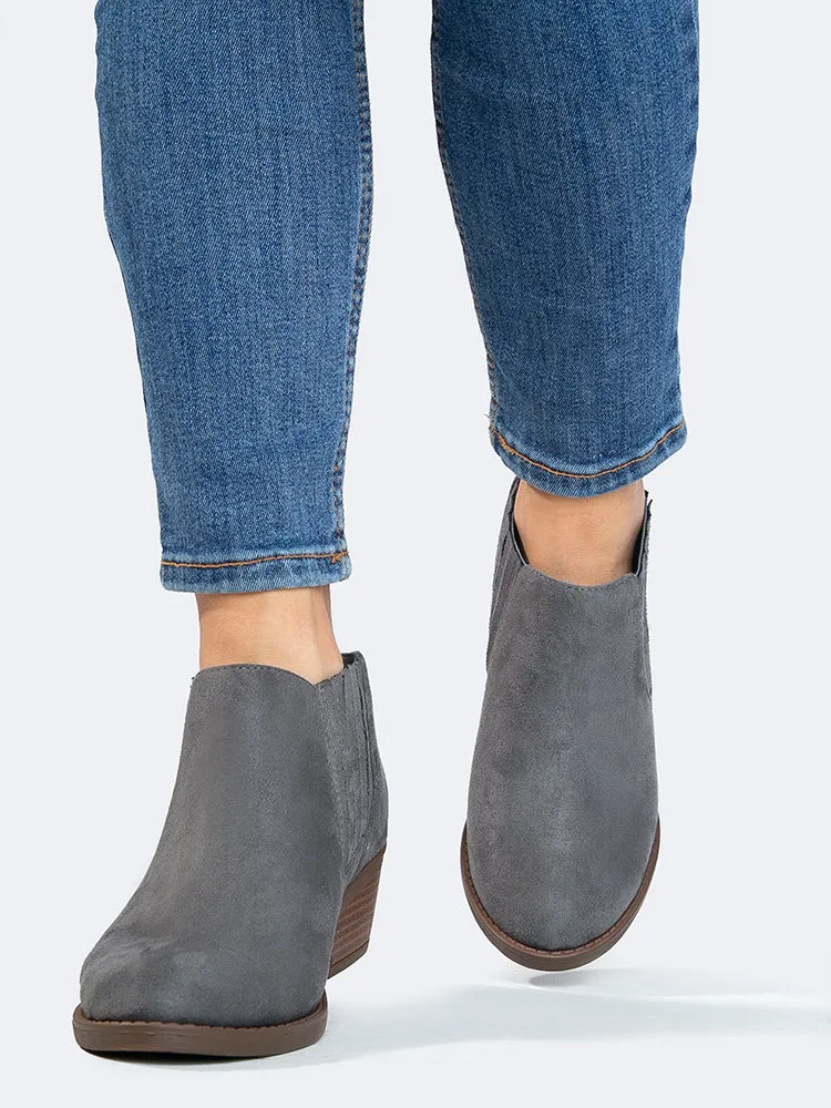 Slip On Ankle Booties