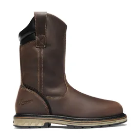 Steel Yard 11 Men's Steel-Toe Pull On Boot Wellington Brown WP