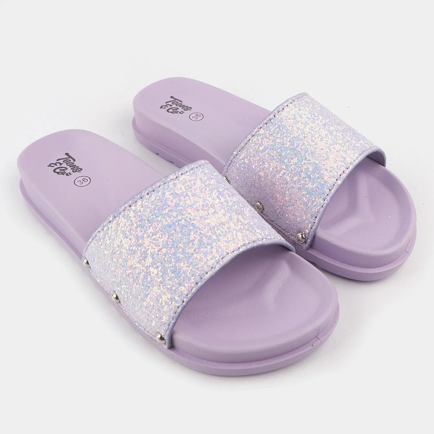 Teen Girls SLIPPER CL-27-Purple