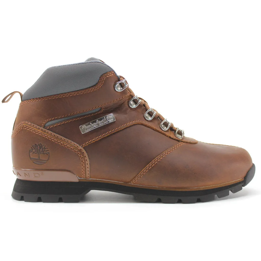 Timberland Mens Boots Splitrock Mid Hiker Casual Lace-UP Ankle Leather - UK 9