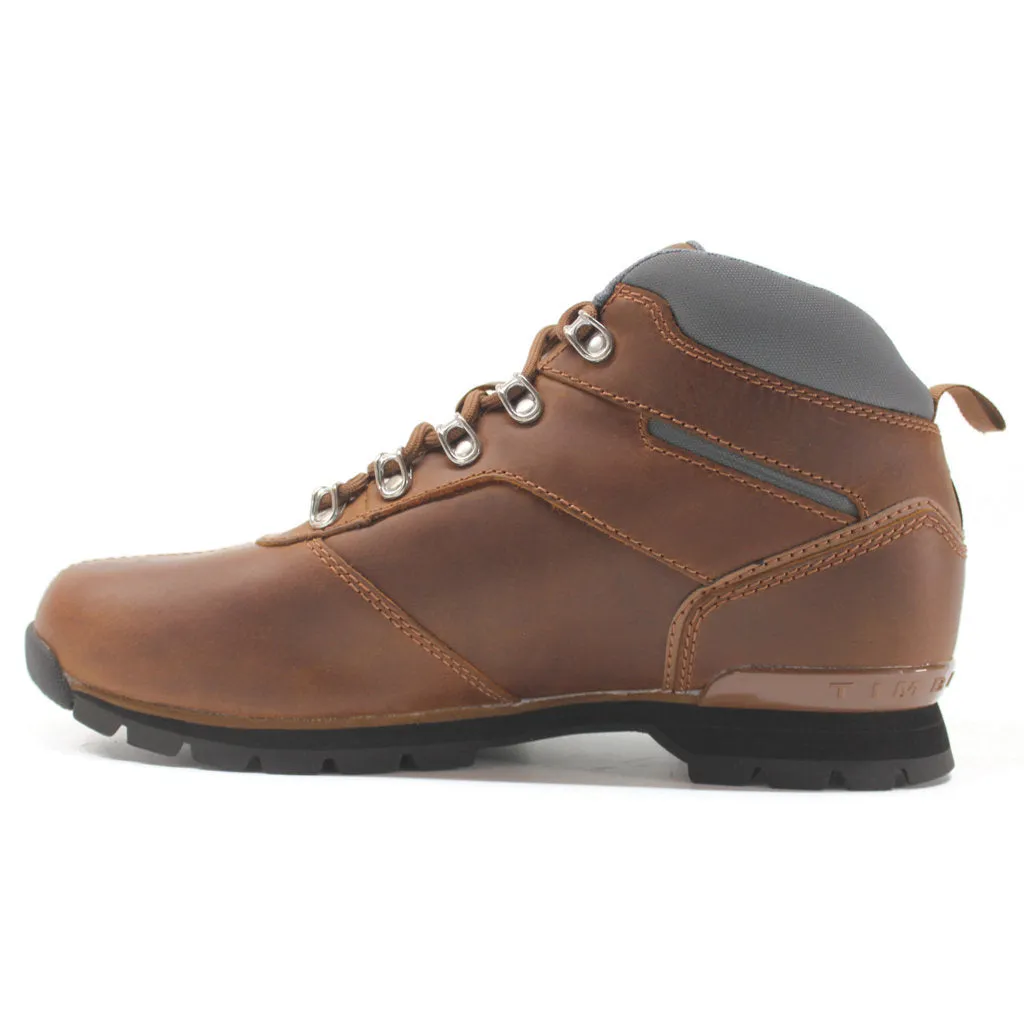 Timberland Mens Boots Splitrock Mid Hiker Casual Lace-UP Ankle Leather - UK 9