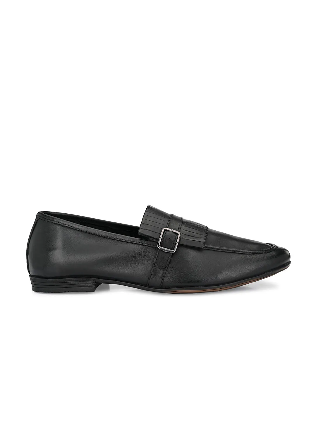 Troy Kilt Black Loafers